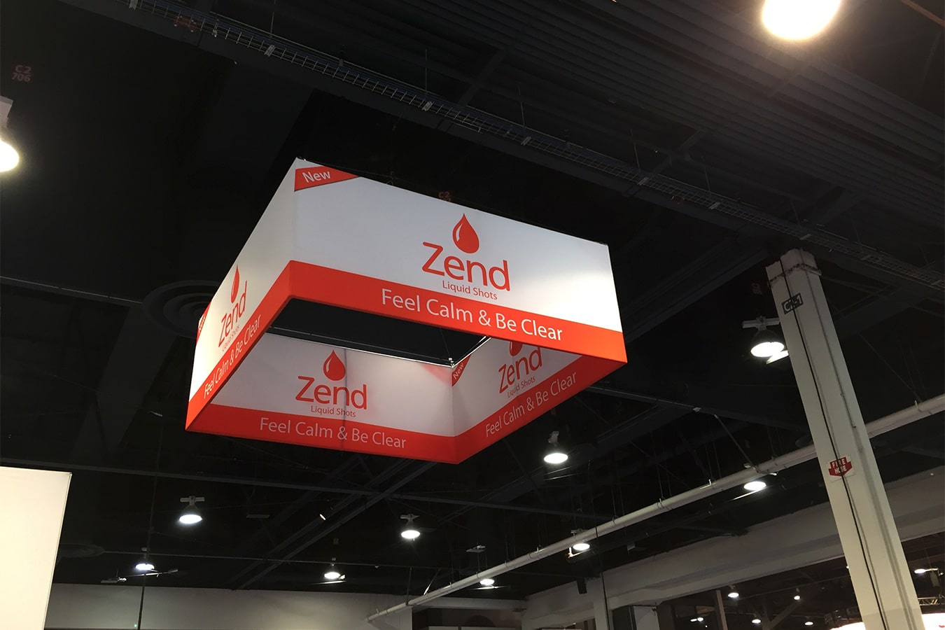 Dye Sublimation Hanging Tradeshow Display