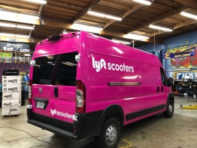 custom automotive stickers Los Angeles, California