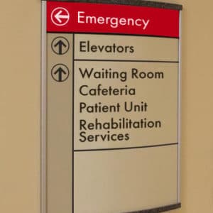 Medical Wayfinding And Directional Signage San Diego