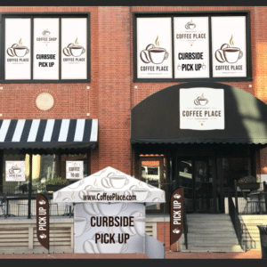 Curbside Pickup Signs