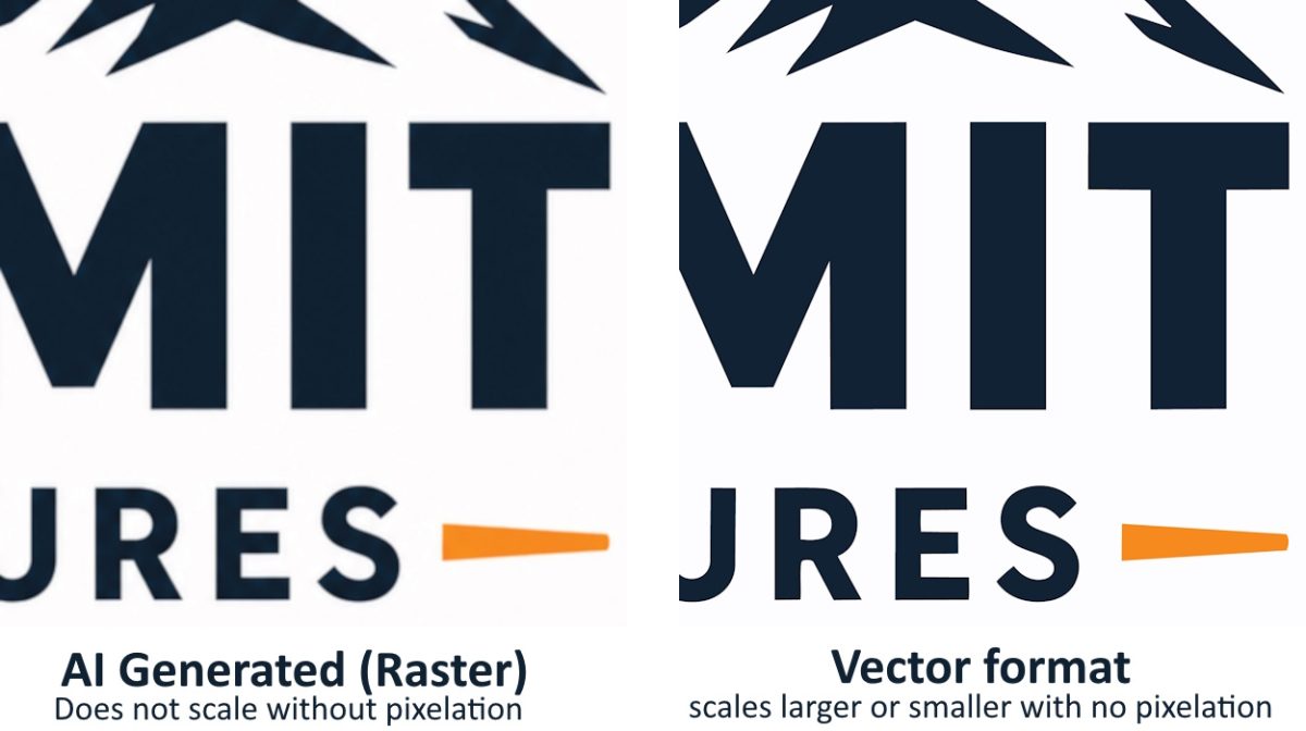 AI Raster images vs Vector Graphics