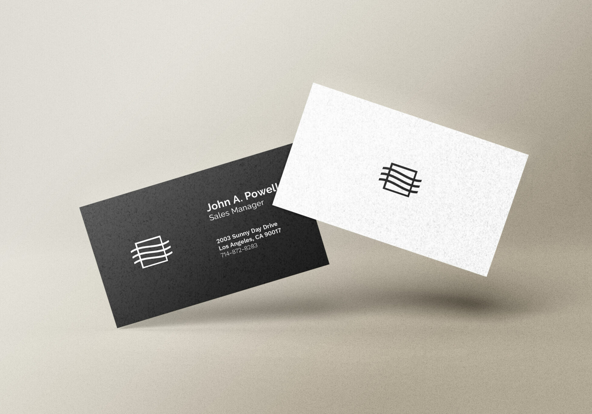 business card stickers San Diego, California